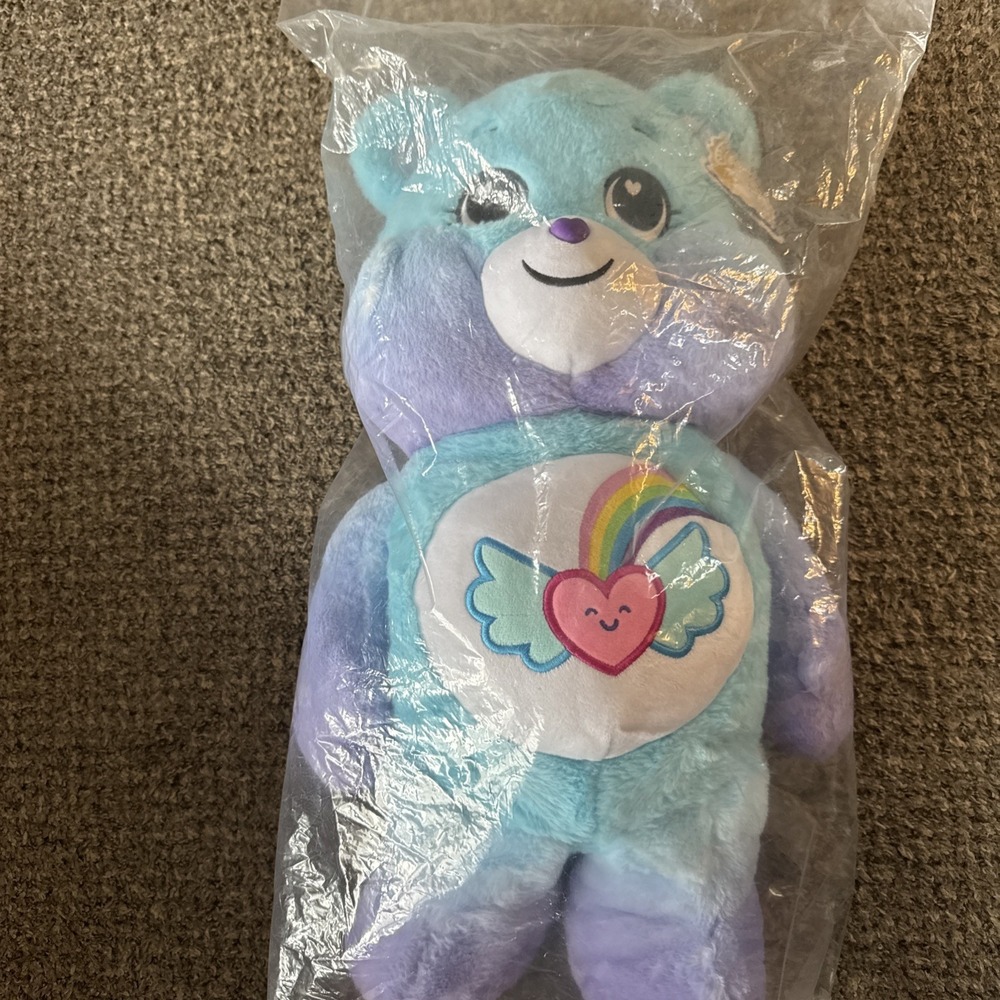 Care Bears Blue Dream Bright Bear 24"  Plush Bear -brand New In Bag